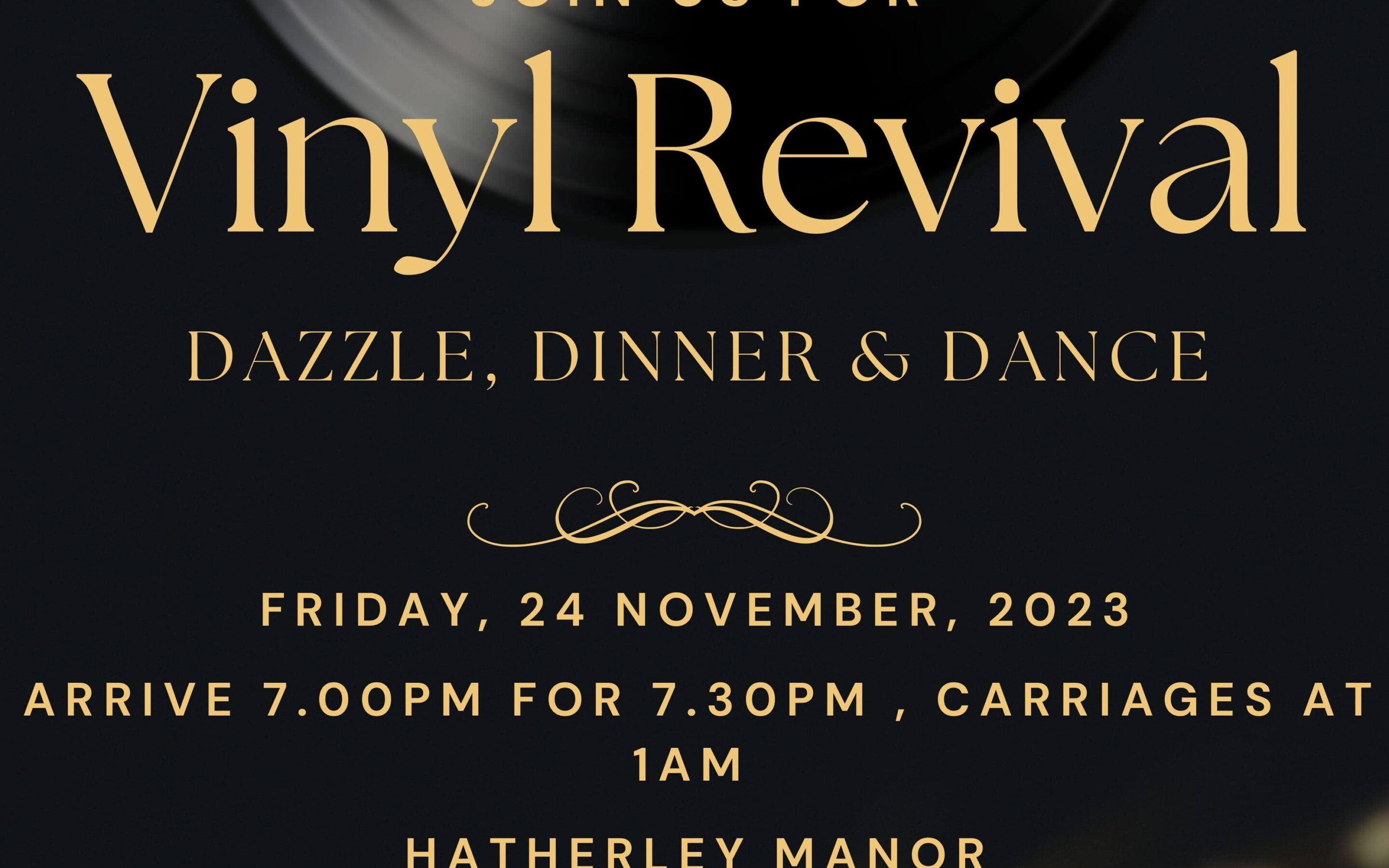 Vinyl Revival: DAZZLE, DINNER & DANCE