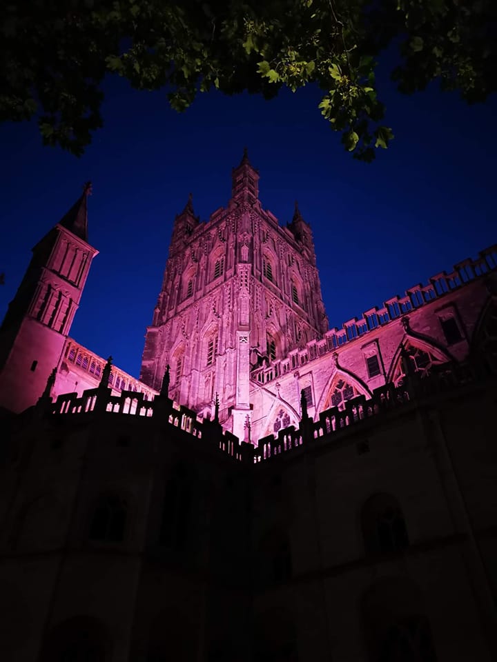 Gloucester Cathedral Purple HollieDay 2022